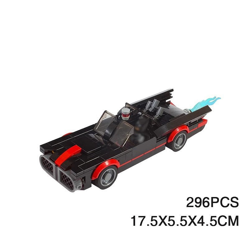 1966 Retro Vigilante Crimefighting Car MOC Building Kit | Vehicle Model - 5