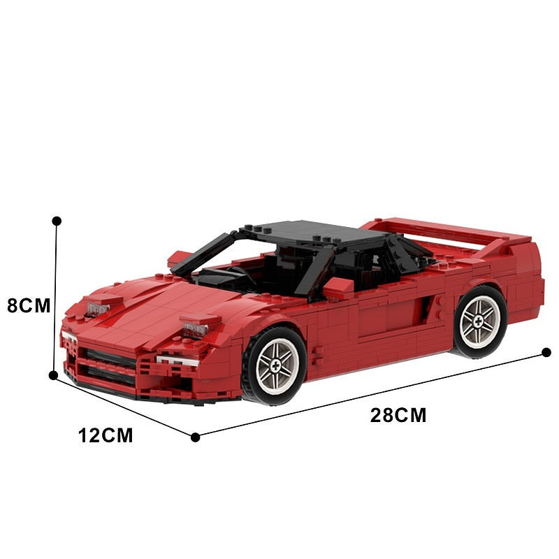 1990 Japanese Mid-Engine Sportscar MOC Building Kit | Classic Vehicle Model - 4