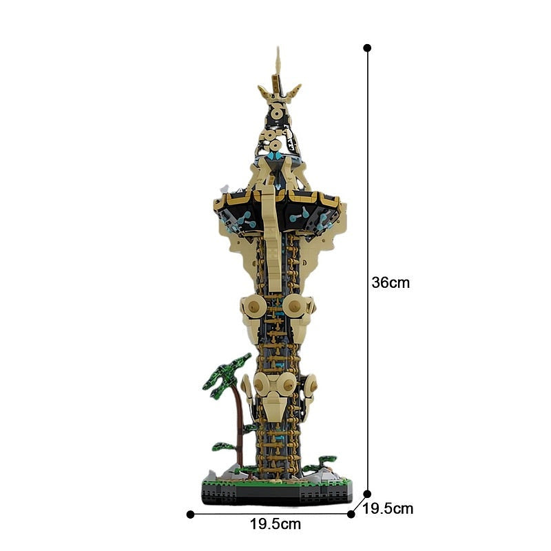 Ancient Guardian Tower MOC Building Kit | Fantasy Architecture Model - 4