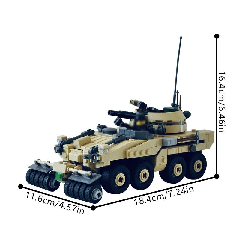 Armadillo APC MOC Building Kit | Futuristic Armored Vehicle Model - 3