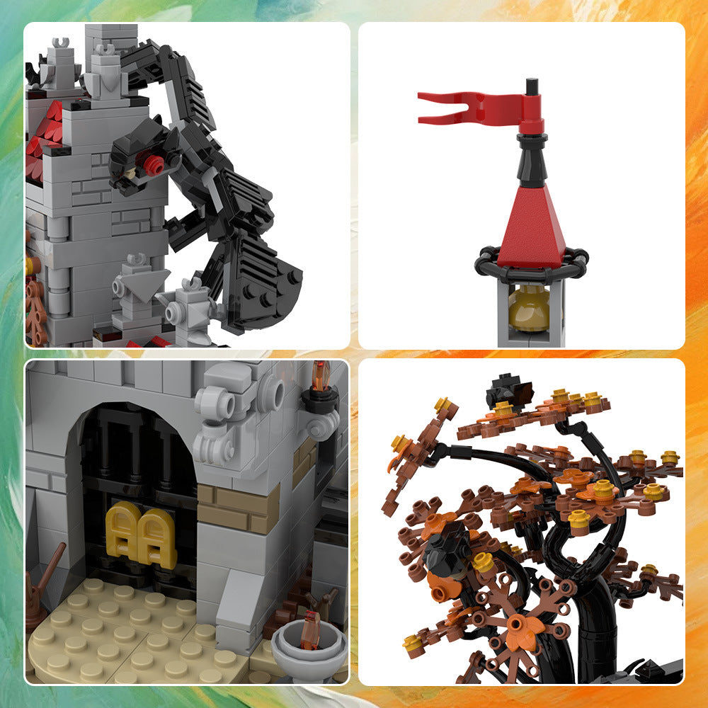 Basil's Manor Building Kit | Fright Knights | Compatible MOC - 6