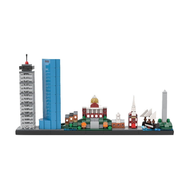 Boston Skyline MOC Building Kit | City Architecture Model - 4