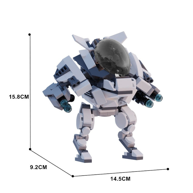 Centauri Mk II Tactical Mech MOC Building Kit | Combat Robot Model - 5