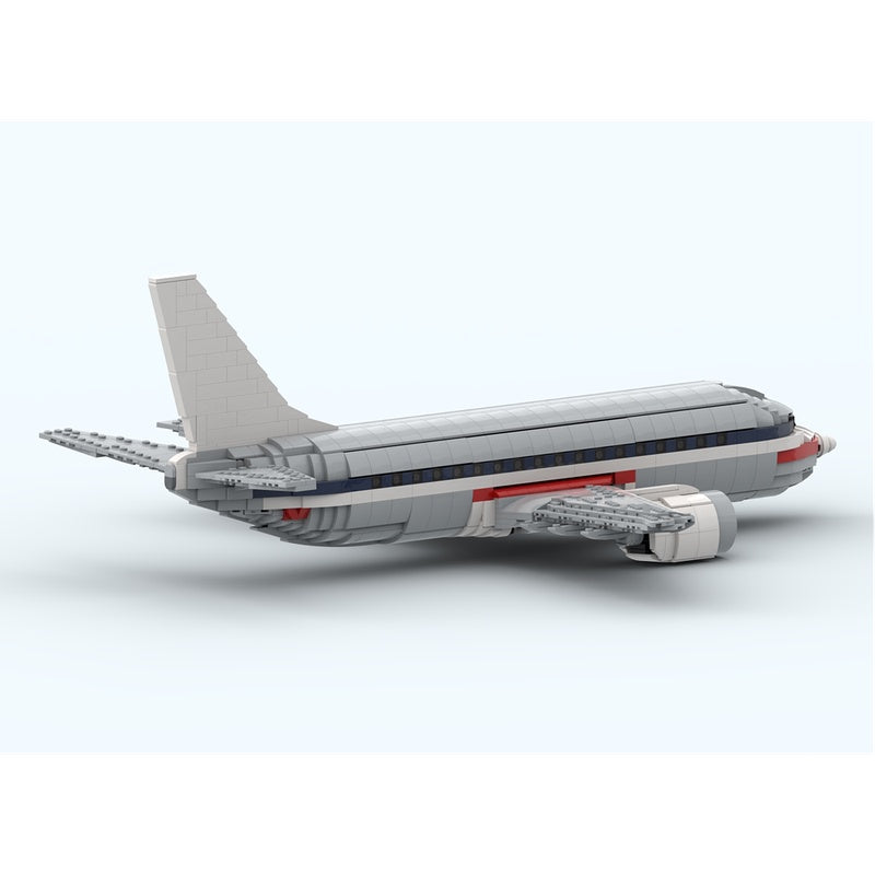Classic 737-300 Narrow-Body Twinjet Airliner MOC Building Kit - 4