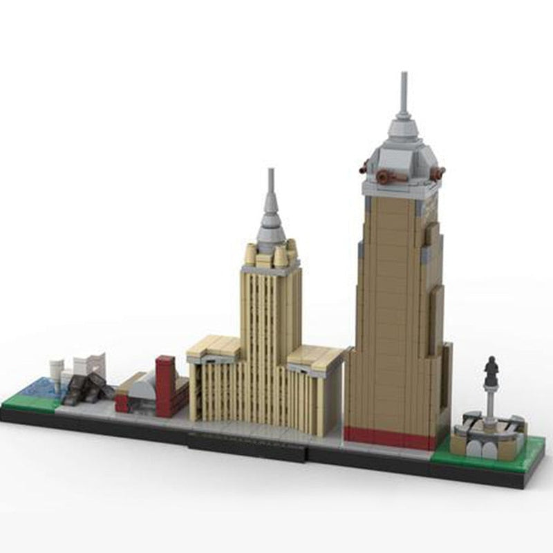 Cleveland Ohio Skyline MOC Building Kit | City Architecture Model - 8
