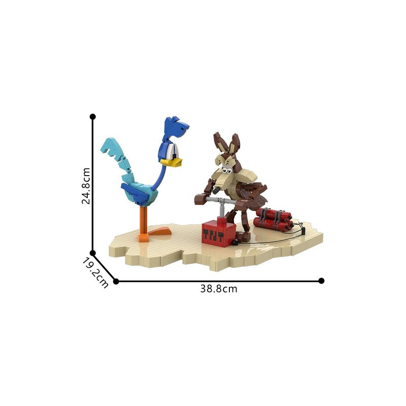 Desert Chase Cartoon Duo MOC Character Building Kit - 3