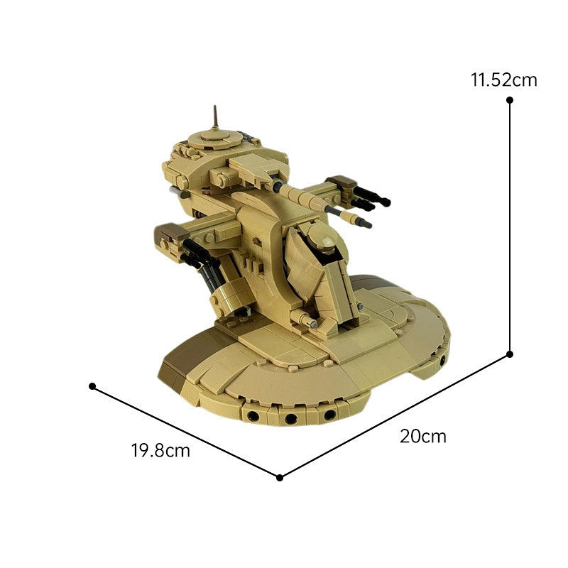 Desert Hover Assault Tank MOC Building Kit - 4