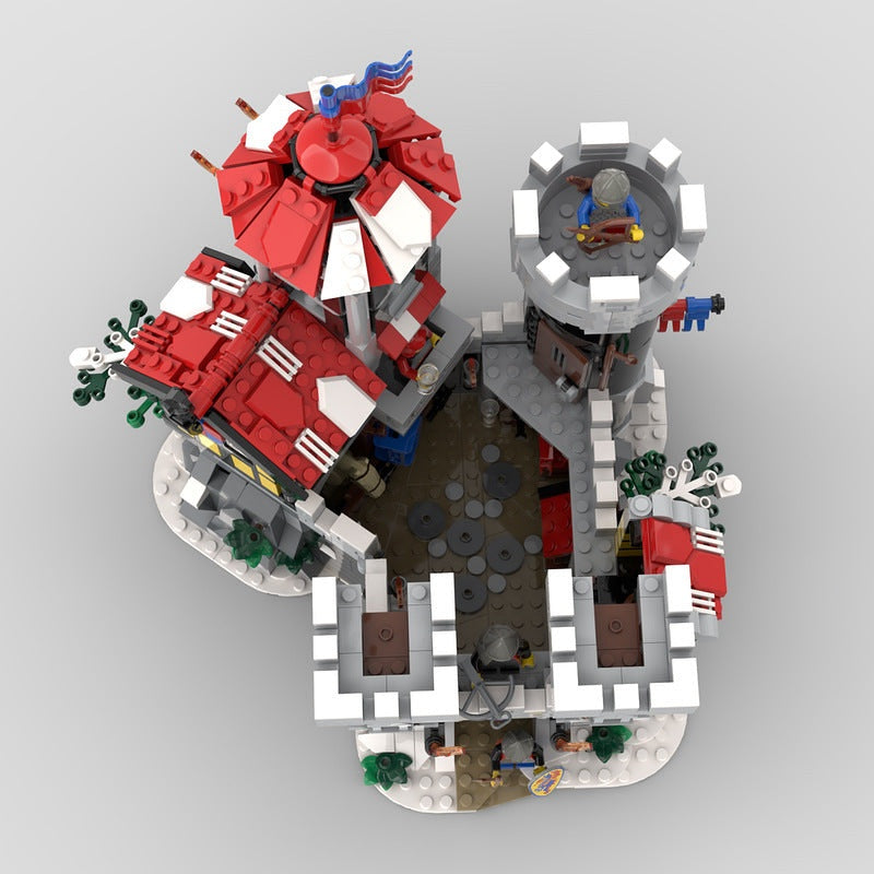 Dragon Knights Castle MOC Medieval Fantasy Architecture Building Kit - 5