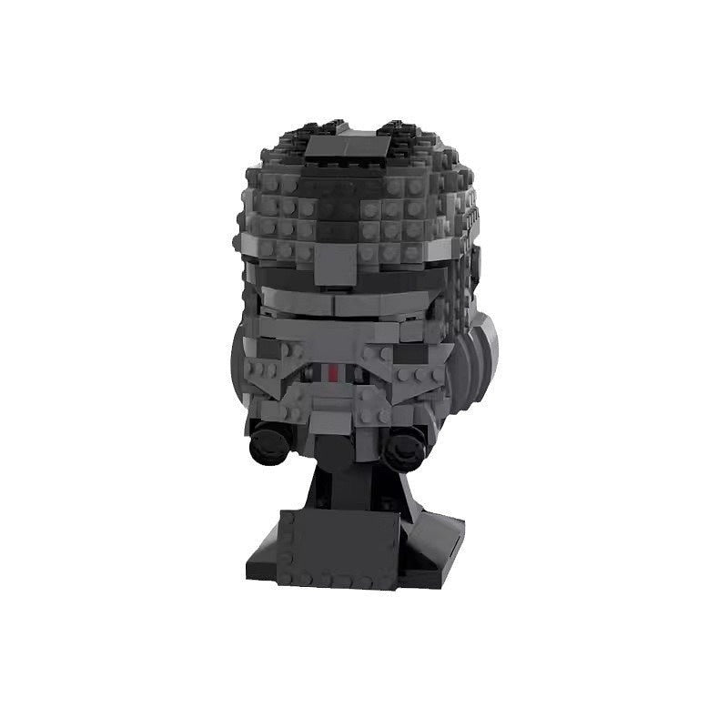 Elite Clone Squadron Helmet MOC Character Display Building Kit - 4