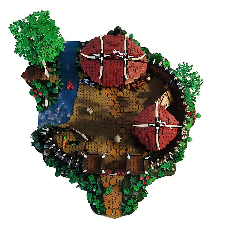 Fantasy Orc Camp Diorama MOC Building Kit - 6