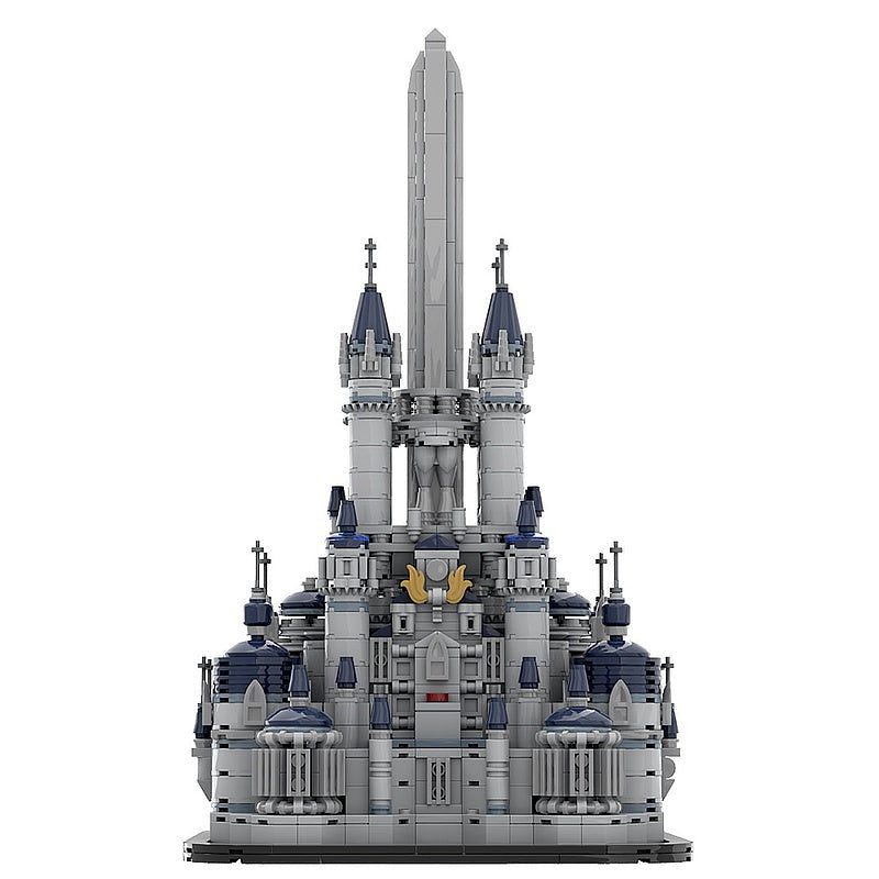 Fantasy Royal Capital Castle Diorama MOC Architecture Building Kit - 6