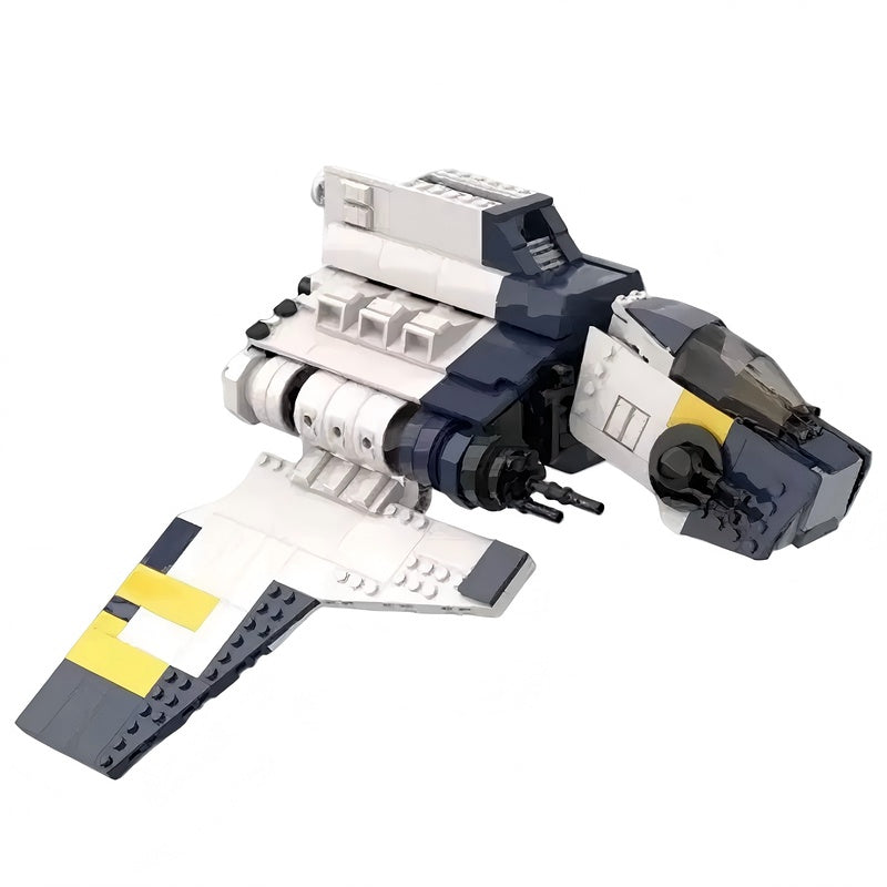 Futuristic Attack Shuttle MOC Building Kit | Sci-Fi Spacecraft Model - 7