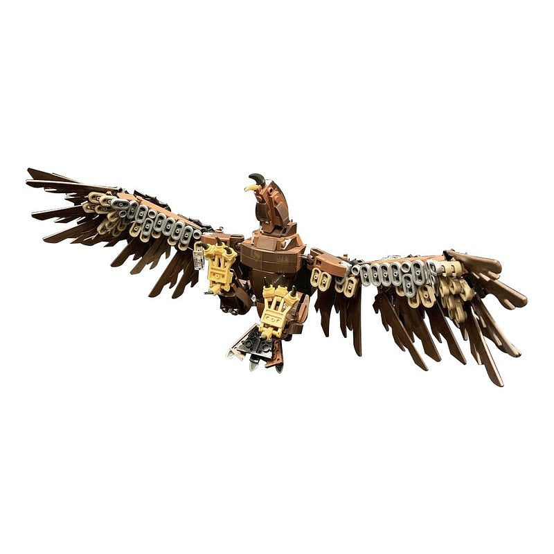 Giant Fantasy Eagle MOC Building Kit | Mythical Sky Guardian Model Set - 5