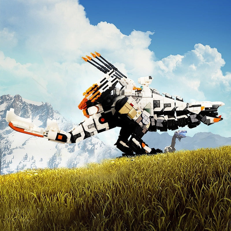 Giant Mechanical Thunder Beast MOC Dinosaur Mech Building Kit - 5