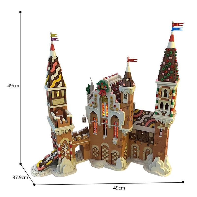 Gingerbread Castle Fantasy MOC Building Kit - 4