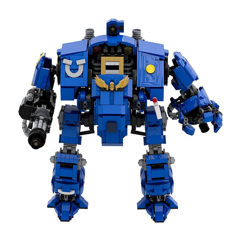 Grimdark Cybernetic Walker Mech MOC Robot Building Kit | Sci-Fi Model - 5