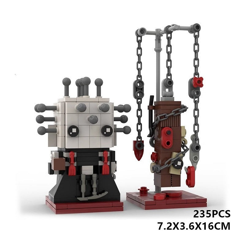 Hellbound Horror Cube Character MOC Building Kit | Dark Fantasy Figure - 3