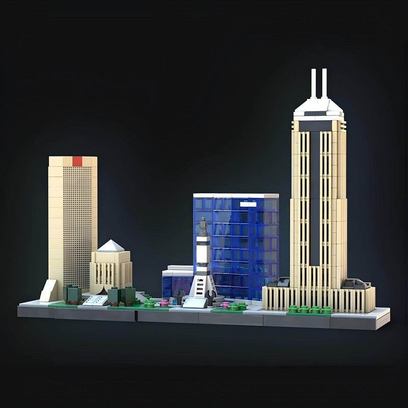 Indianapolis Skyline Building Kit | LEGO-Compatible MOC - 3