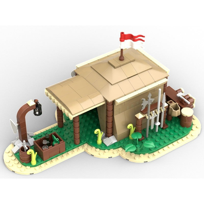 Knights Tent MOC Building Kit | Medieval Camp Architecture Model - 9