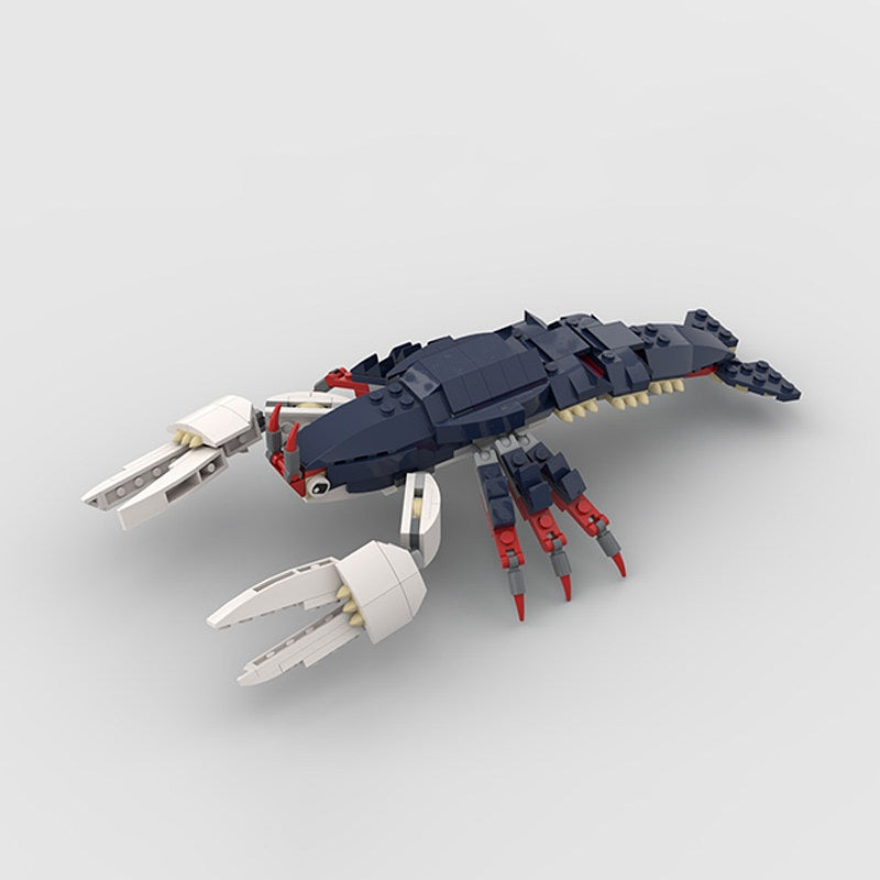 Lobster MOC Building Kit | Marine Animal Figure Model - 3