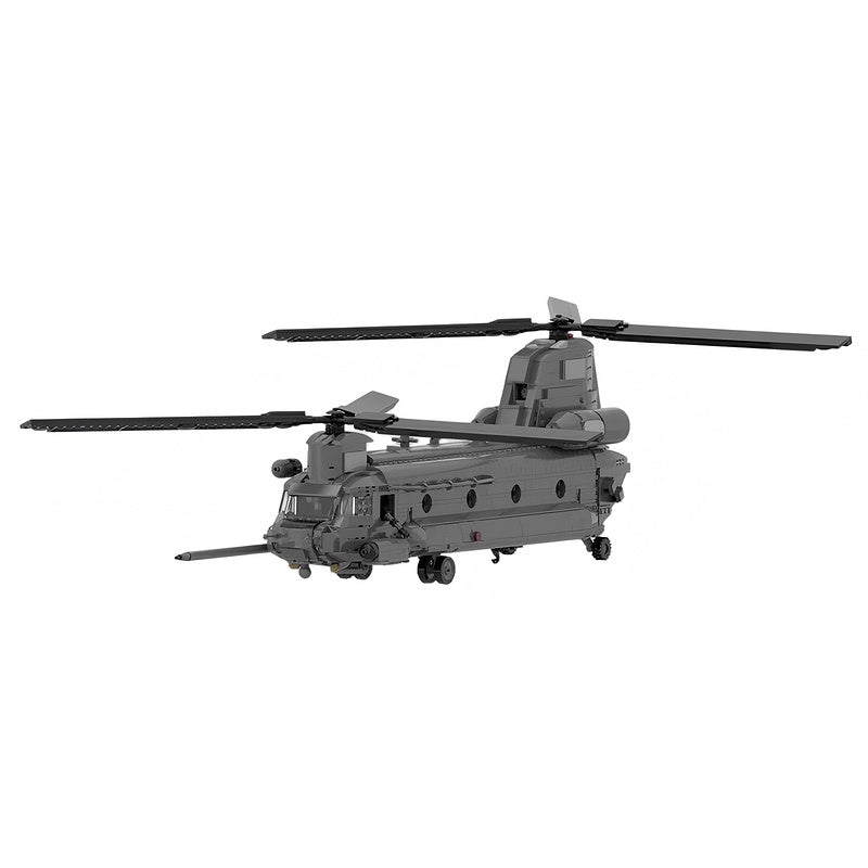 MH-47 Special Ops Chinook MOC Building Kit | 1:33 Helicopter Model - 4