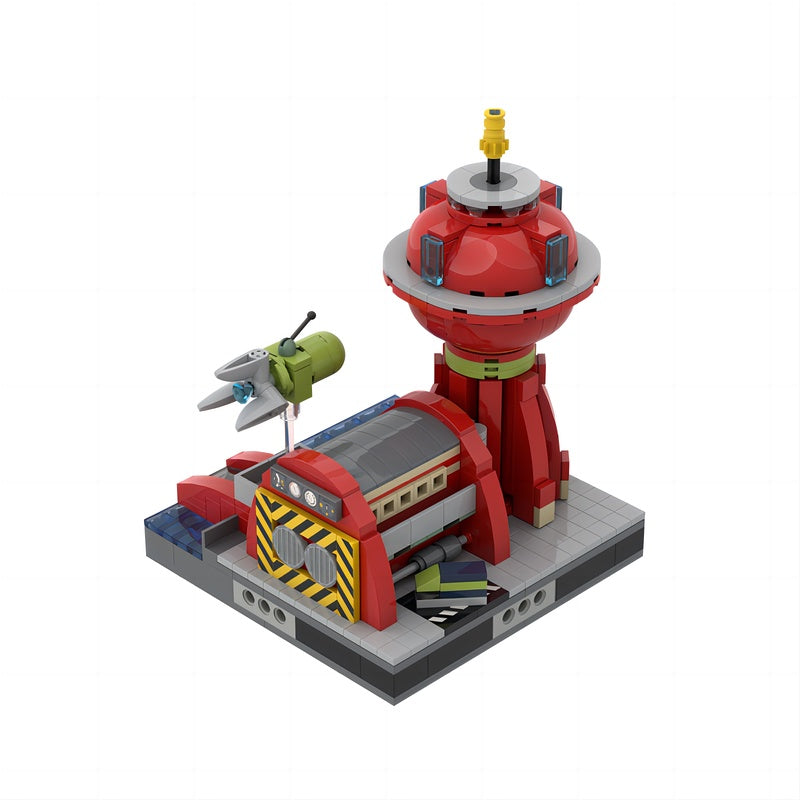 Micropolis Futuristic Delivery Hub MOC Building Kit - 4