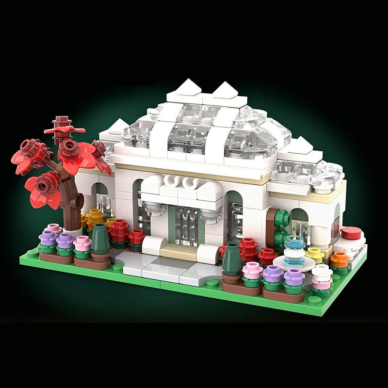 Mini Botanical Garden Modular Greenhouse Building Kit | LEGO-Compatible MOC - 4