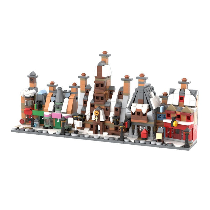 Mini Magical Wizarding Village Building Kit | LEGO-Compatible MOC - 4