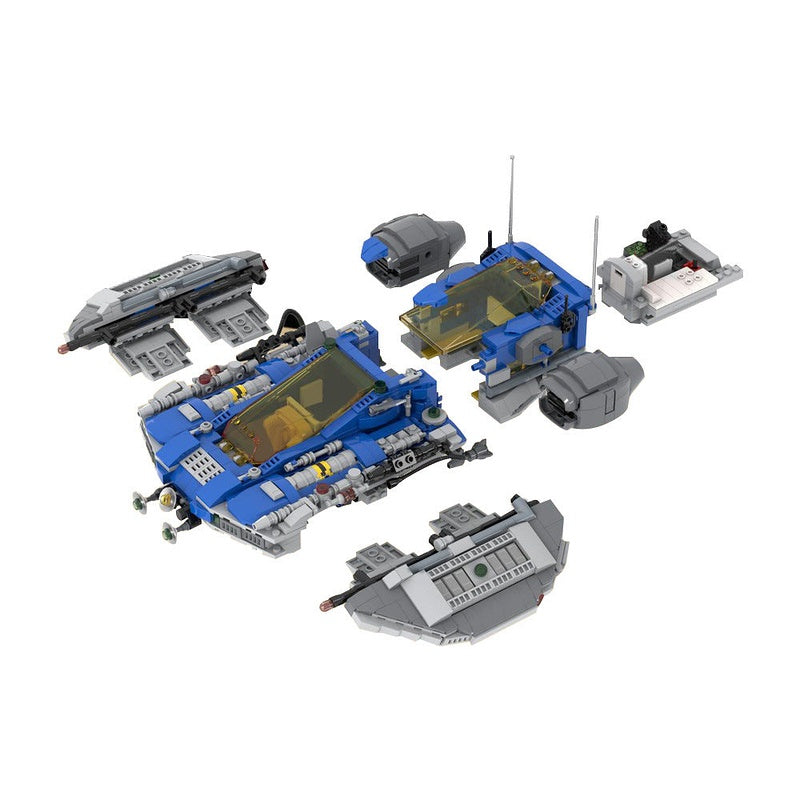 MPV Reliant Spaceship MOC Building Kit | Futuristic Spacecraft - 5