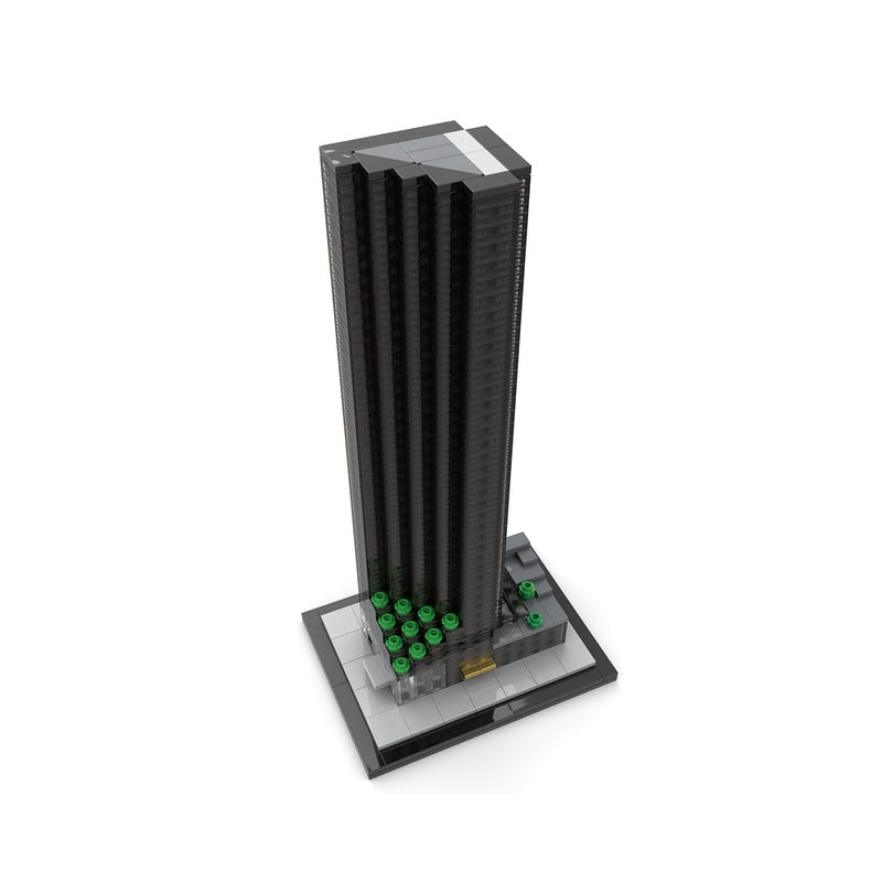 New York Trump Tower 1:800 MOC Skyscraper Building Kit - 4