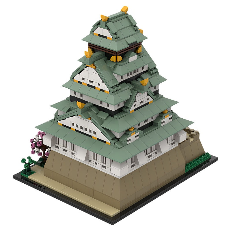 Osaka Castle Japanese Main Keep MOC Building Kit - 3