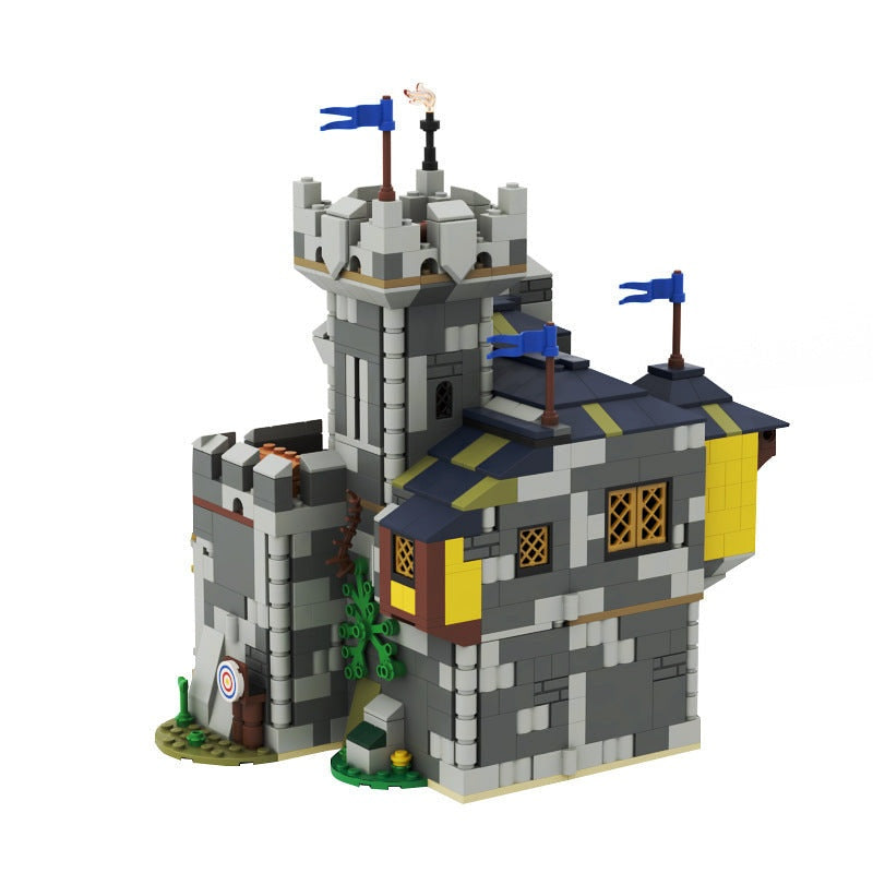 Outpost Castle MOC Building Kit | Medieval Fortress Architecture Model - 5