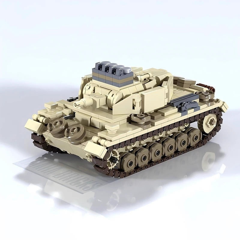 Panzer III N Flammpanzer MOC Building Kit | WWII Military Tank Model - 3