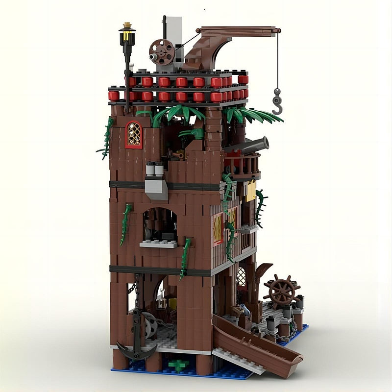 Pirate Harbor Tavern MOC Building Kit - 5