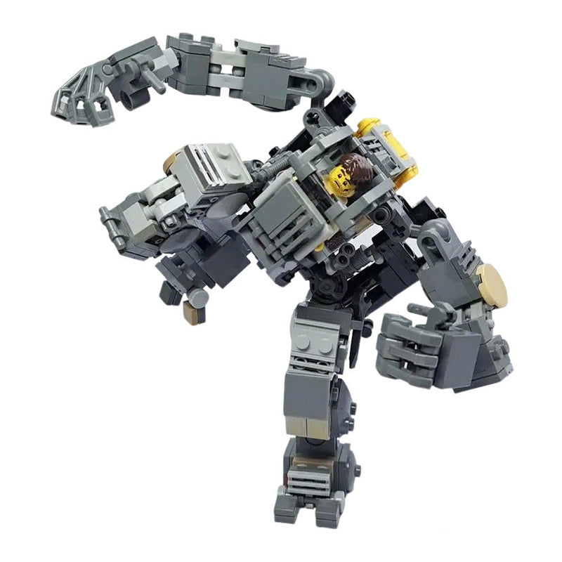 Post-apocalypse Survivor Mech MOC Building Kit | Robot Figure Model - 5