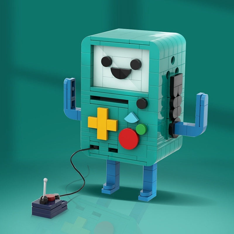 Retro Gaming Companion Robot MOC Building Kit | Vintage Robot Model - 4