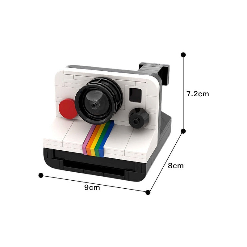 Retro Instant Camera SX-70 MOC Building Kit | Vintage Display Model - 3