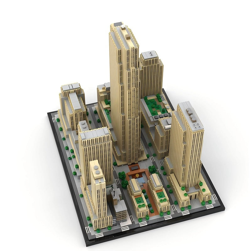 Rockefeller Center NYC Skyscraper Building Kit | LEGO-Compatible MOC - 2