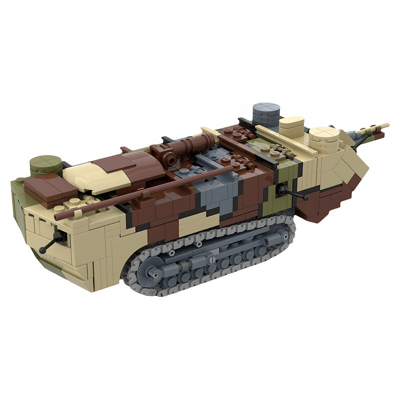 Saint-Chamond WWI French Tank MOC Building Kit - 3