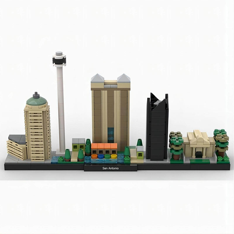San Antonio Skyline Building Kit MOC - 4