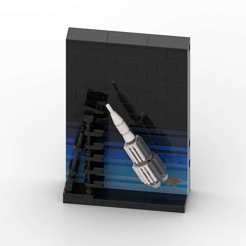 Tales of the N1 MOC Rocket Launch Space Diorama Building Kit - 8