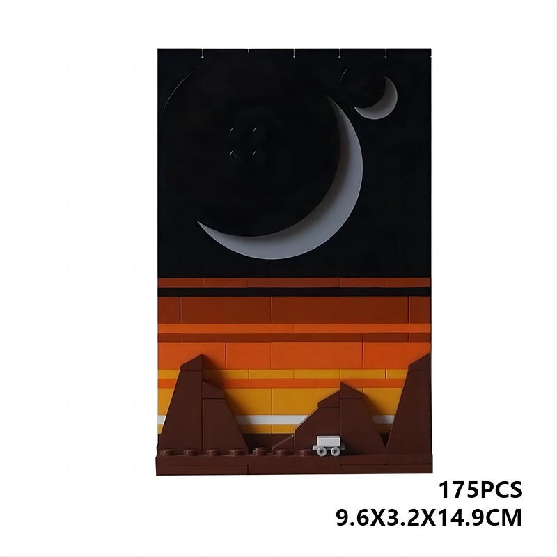 The Loneliness of the Long Distance MOC Space Age Diorama Building Kit - 3