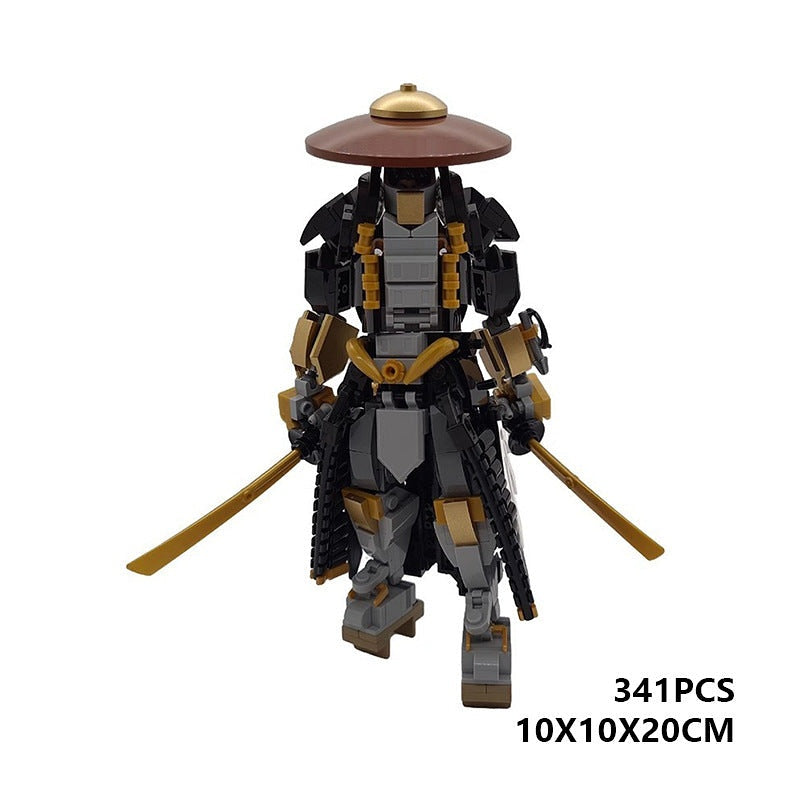 The Ronin Noir Samurai MOC Building Kit | Warrior Character Figure - 4