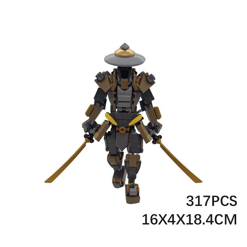 The Ronin Samurai MOC Building Kit | Japanese Warrior Character Figure - 6
