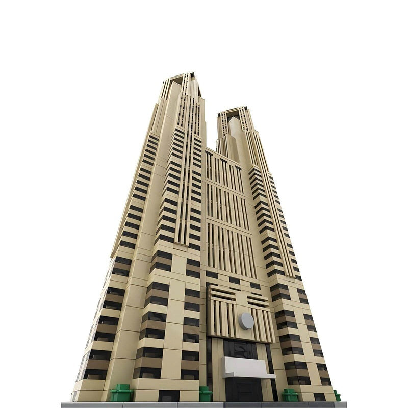 Tokyo Metropolitan Government Building 1:800 Building Kit | LEGO-Compatible MOC - 2