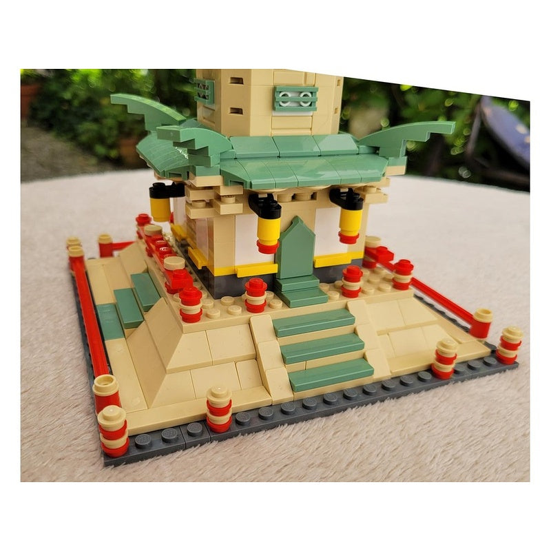 Traditional Asian Pagoda Tower MOC Building Kit - 4