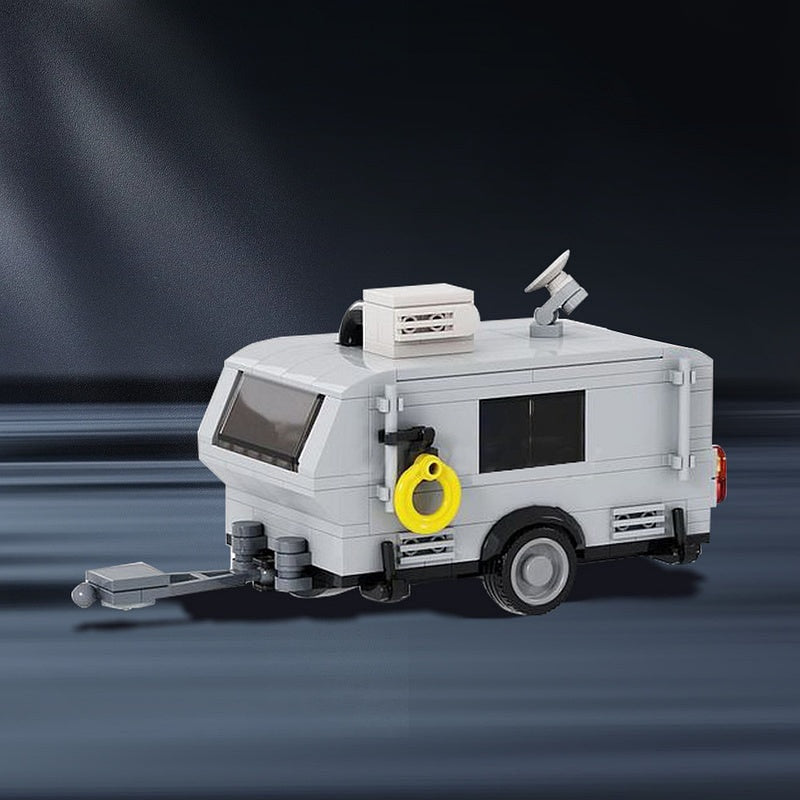 Travel Trailer MOC Building Kit | Camping RV Vehicle Model - 2