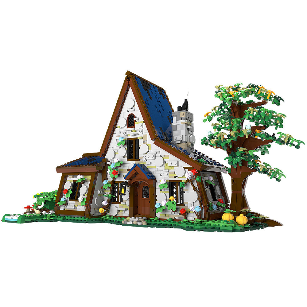 witch's house building kit | halloween | lego compatible moc - 4