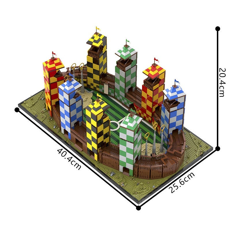 Wizarding Fantasy Flying Sport Stadium MOC Building Kit - 5