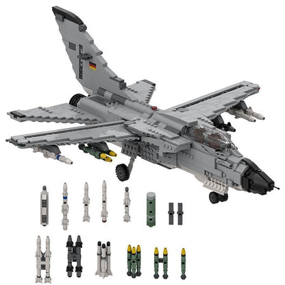 1:32 Scale Bomber Aircraft MOC Building Kit - 4